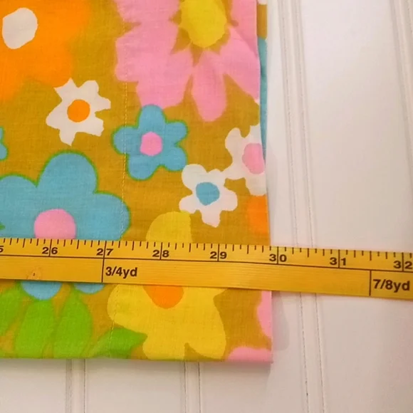 Retro Mod Flower Power Pillow Sham - Picture 4 of 6